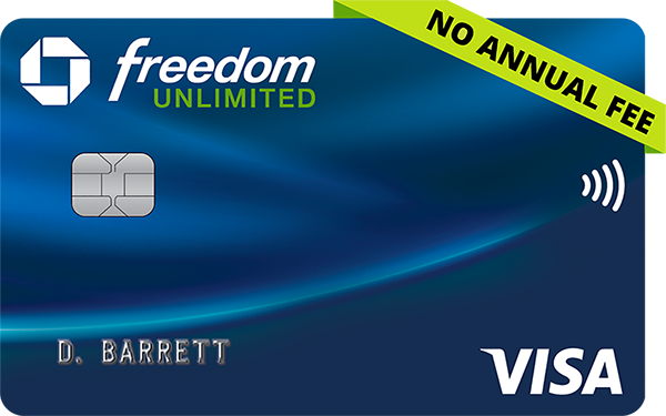 Chase Freedom Unlimited® card artwork